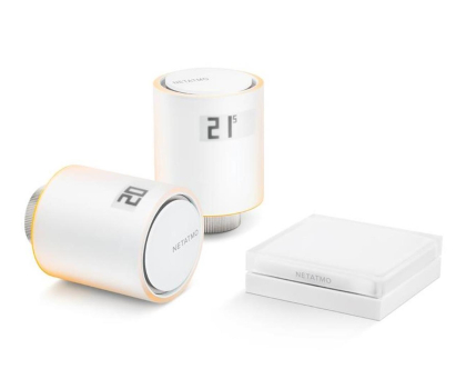 Sterowanie ogrzewaniem Netatmo Inteligentne głowice termostatyczne NVP-EN (zestaw)